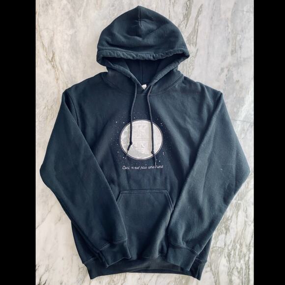STAR WARS UNISEX ‘THATS NO MOON’ DEATH STAR HOODIE SWEATSHIRT SIZE SMALL - Picture 1 of 8